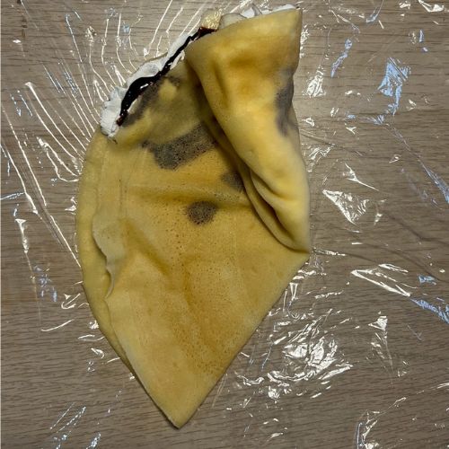 クレープ手順５（巻き２）