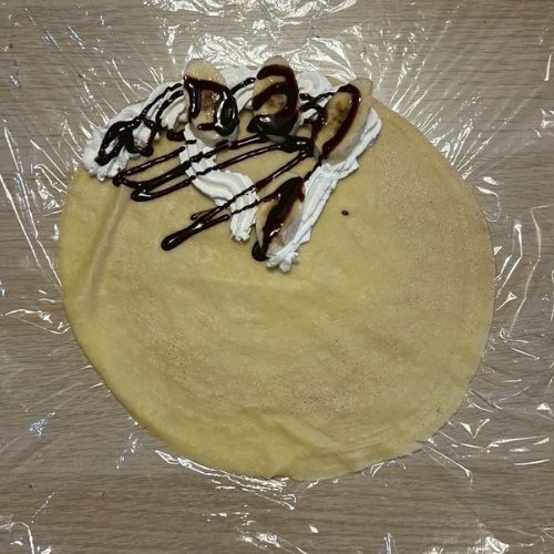 クレープ手順３（チョコレート）